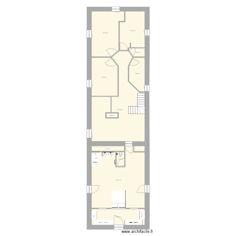 GONTARD 2e. Plan de 0 pièce et 0 m2