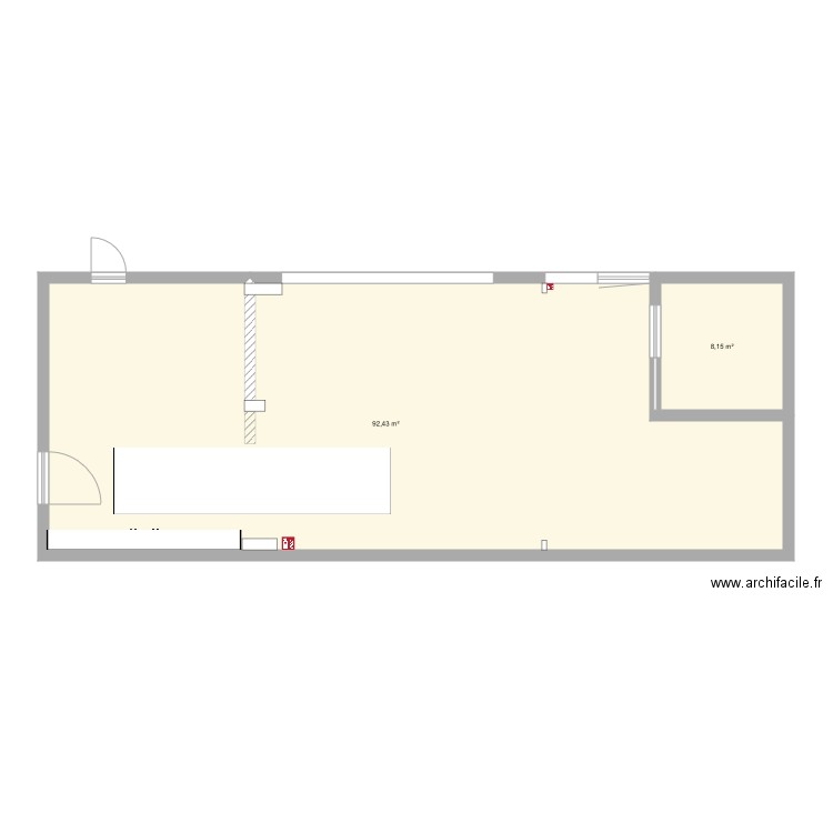 CDI vierge. Plan de 0 pièce et 0 m2