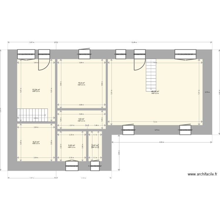 Ferry. Plan de 0 pièce et 0 m2