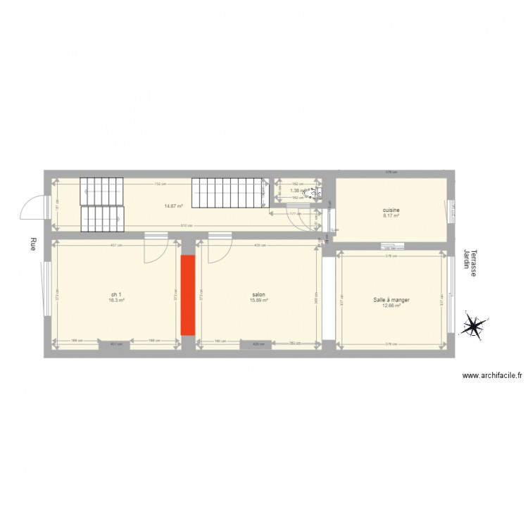 Saint Michel. Plan de 0 pièce et 0 m2