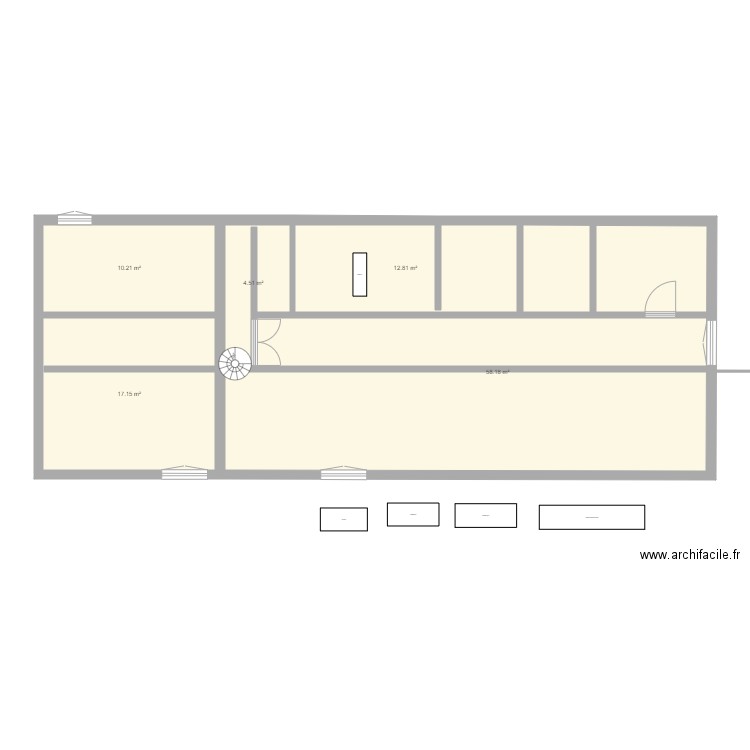 Plan du laboratoire science du sol. Plan de 0 pièce et 0 m2