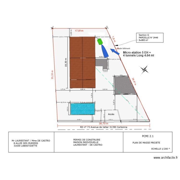 Laurestant. Plan de 0 pièce et 0 m2
