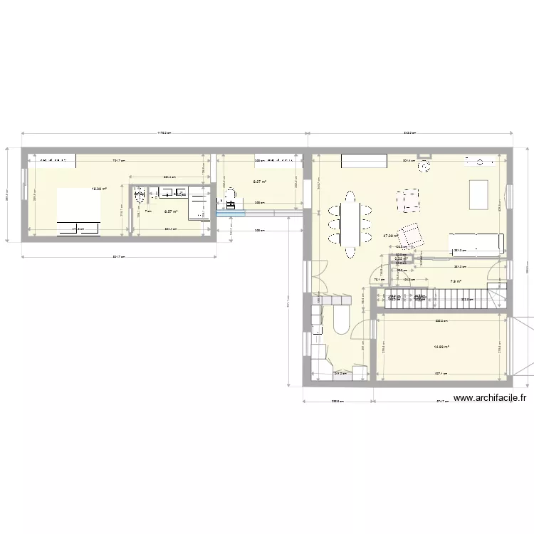 maison . Plan de 