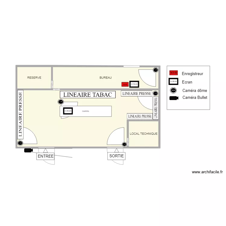 TABAC LE CAILAR. Plan de TABAC LE CAILAR. Plan de