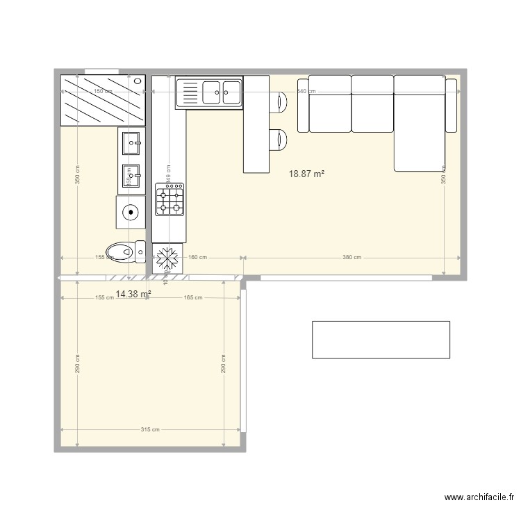 bungalow2. Plan de 0 pièce et 0 m2