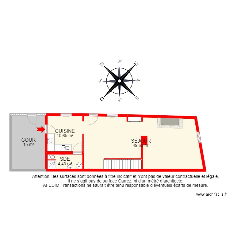 BI 15291 - . Plan de 14 pièces et 154 m2