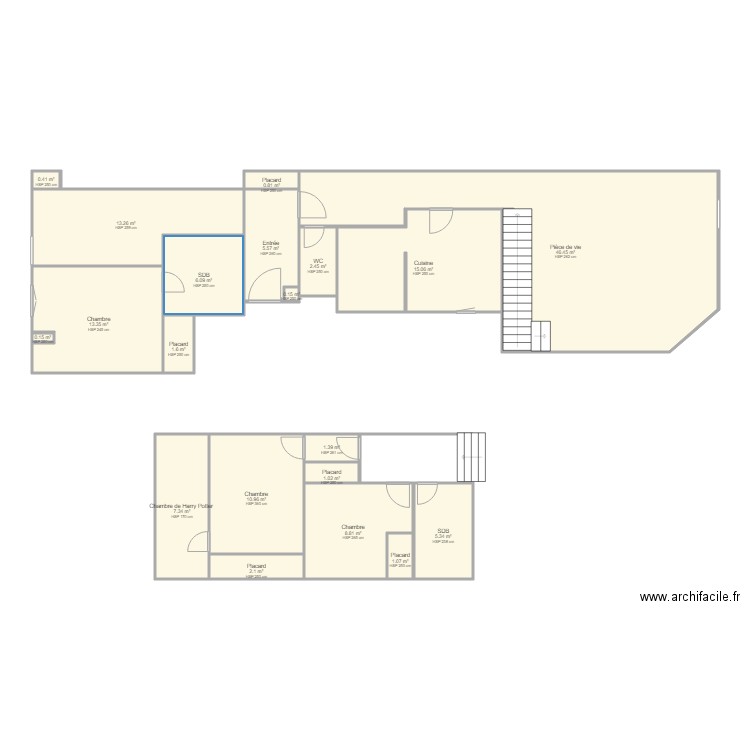 La massana. Plan de 20 pièces et 143 m2