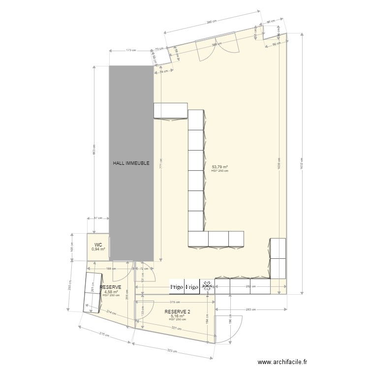 PROJET DREAMS DONUT AGEN. Plan de 0 pièce et 0 m2