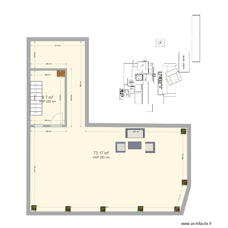 plan  cathedrale sens terrasse. Plan de 0 pièce et 0 m2