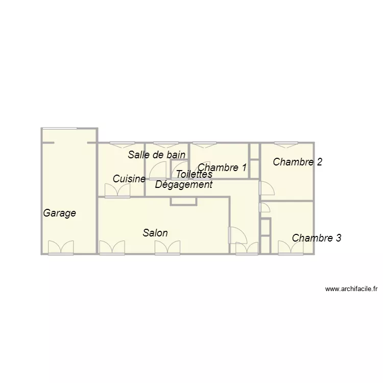 Croquis NORMAND. Plan de 