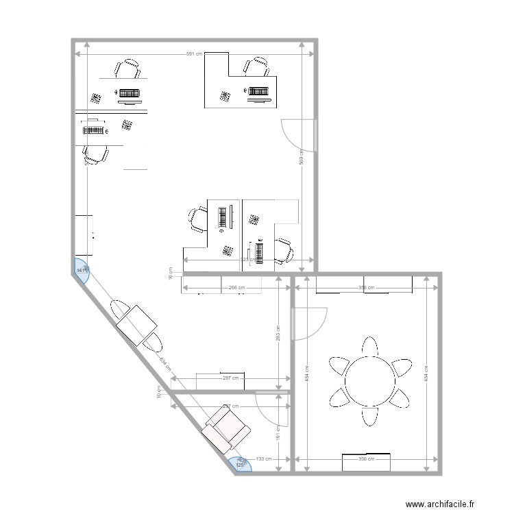 Octogone 1. Plan de 0 pièce et 0 m2