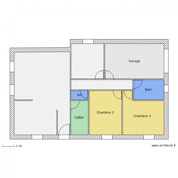 Amelie GI pignon. Plan de 0 pièce et 0 m2