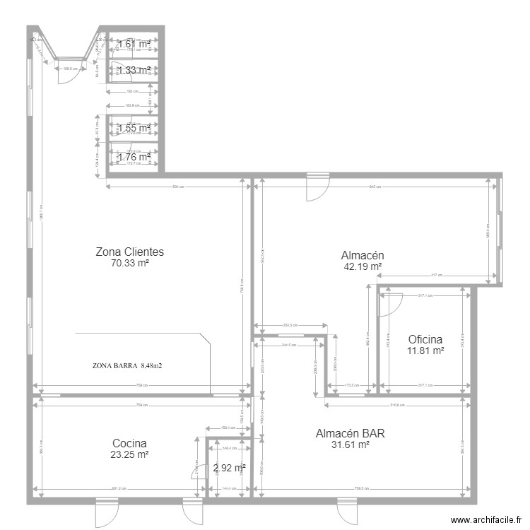 55805 Plano Actual. Plan de 0 pièce et 0 m2