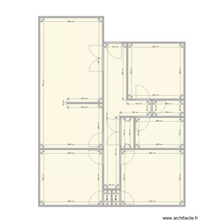 Plan appart Dion Ph. Plan de 
