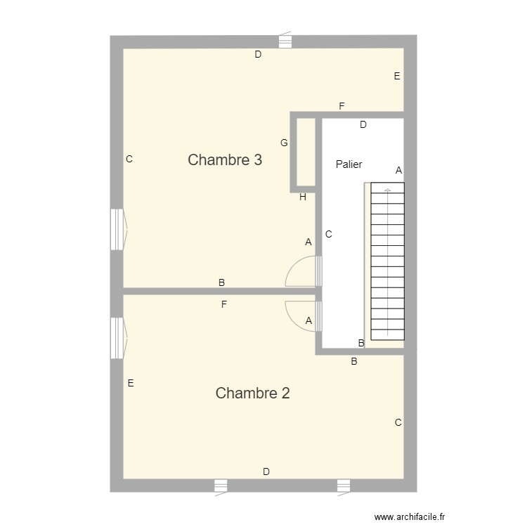 P2 1er. Plan de 0 pièce et 0 m2