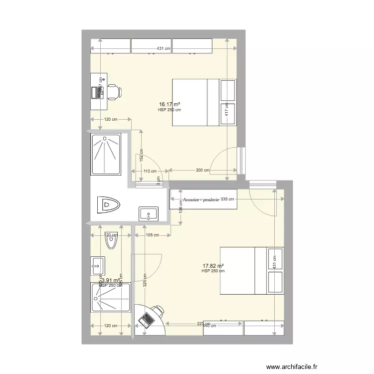 Markelbach Grenier. Plan de 