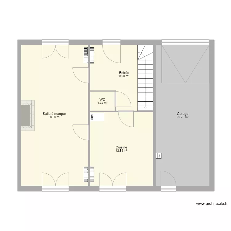 BAISIEUX INITIAL. Plan de 