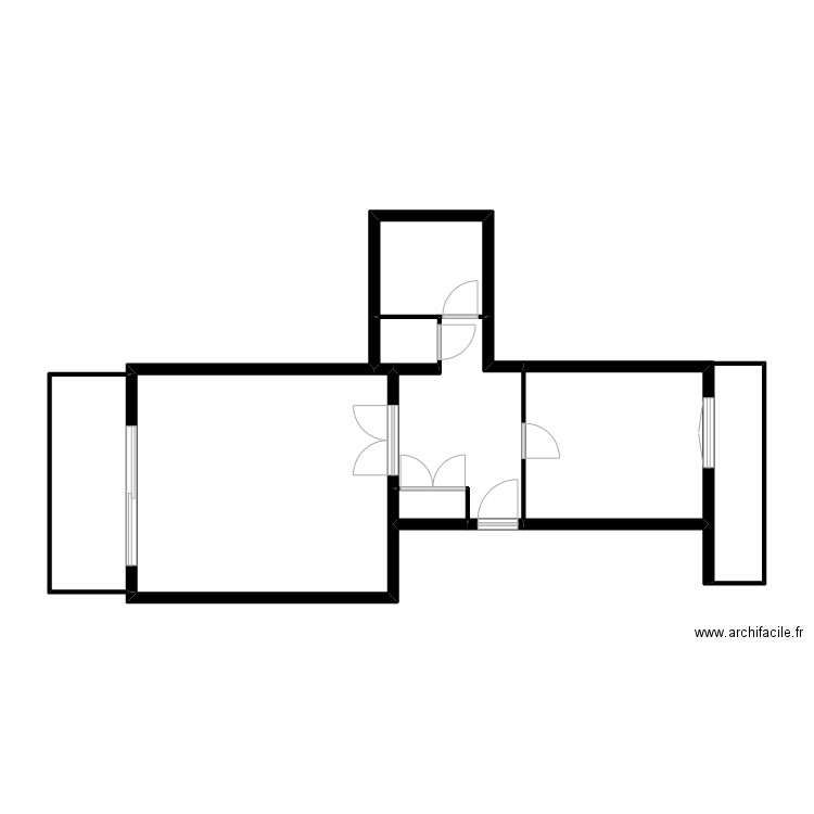 JS SCI . Plan de 7 pièces et 53 m2