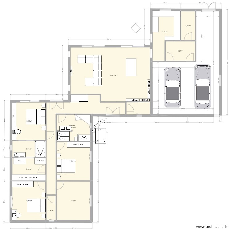 le burga 21. Plan de 0 pièce et 0 m2