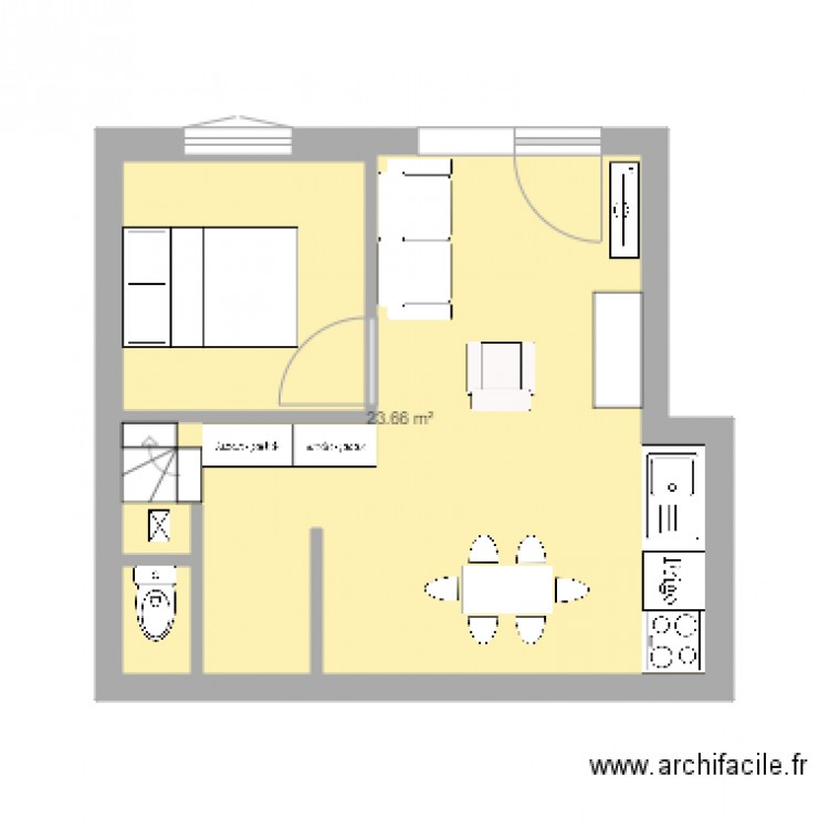 Appartement Sorbiers. Plan de 0 pièce et 0 m2