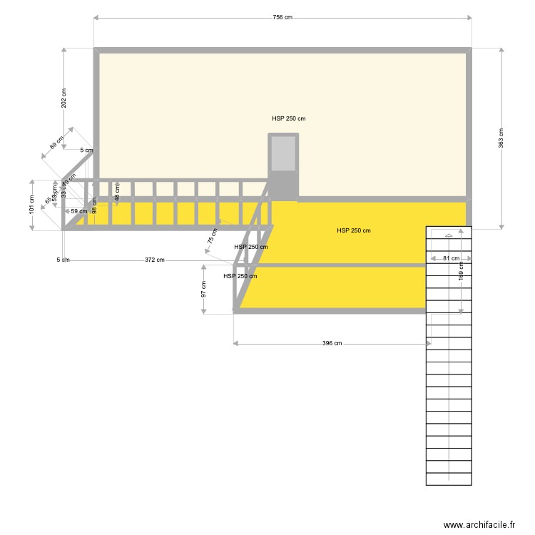 Terrasse3_FJP. Plan de 13 pièces et 30 m2