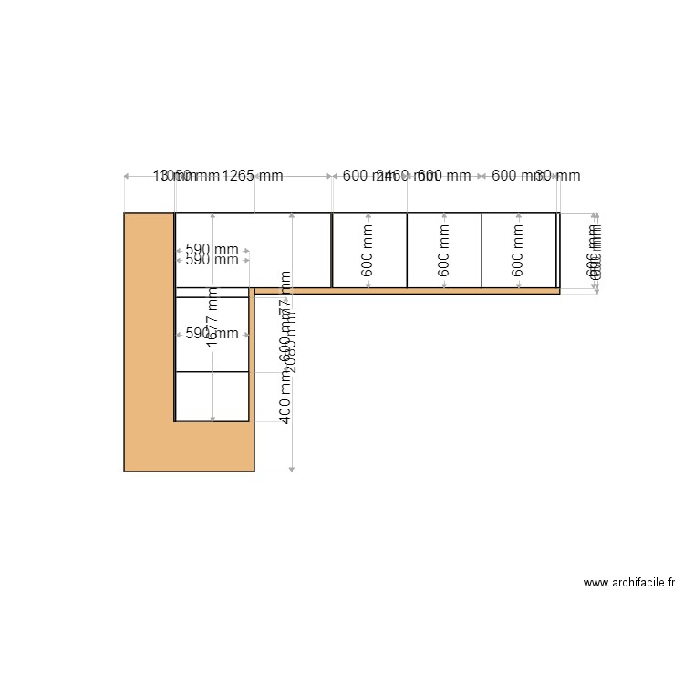 plan de travail cuisine. Plan de 0 pièce et 0 m2