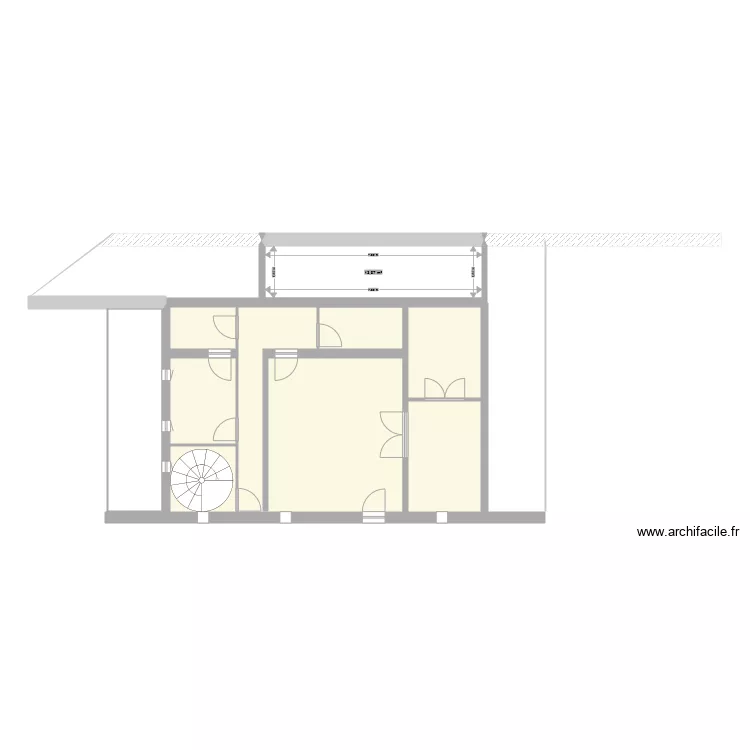 morgue sous sol. Plan de 