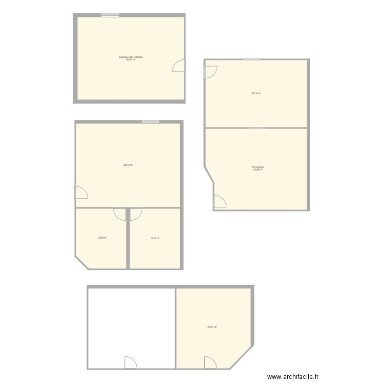 vILLIERS. Plan de 7 pièces et 194 m2