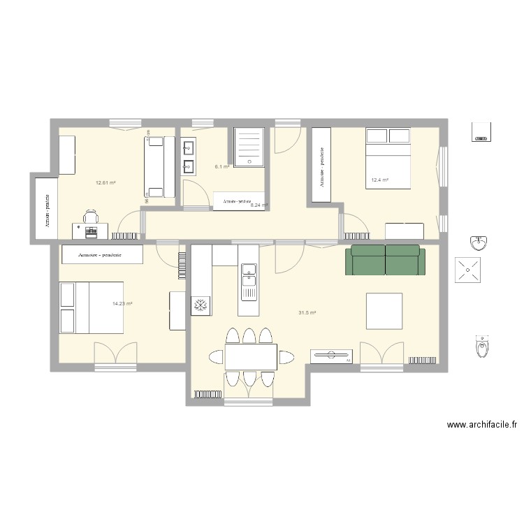 TALENCE AMBRE. Plan de 0 pièce et 0 m2