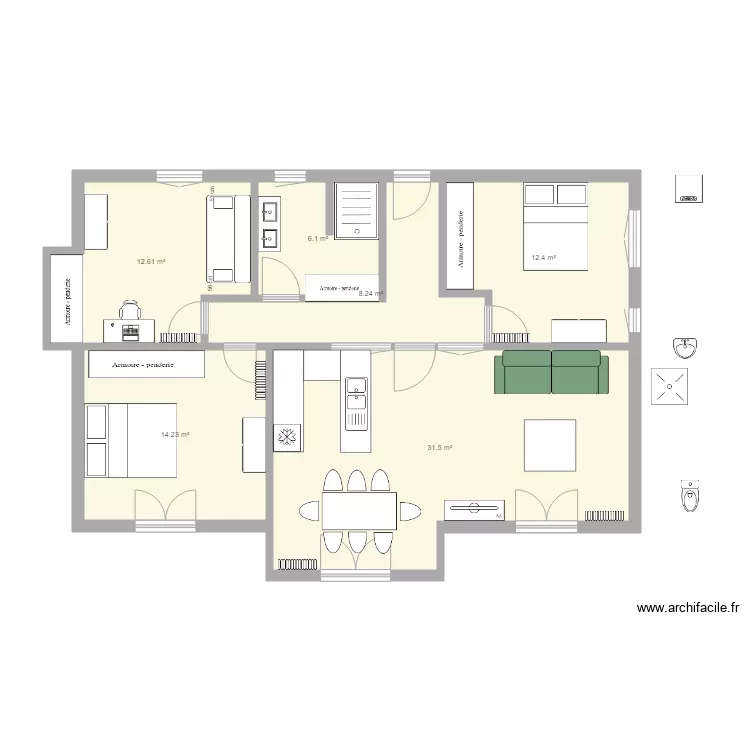 TALENCE AMBRE. Plan de 