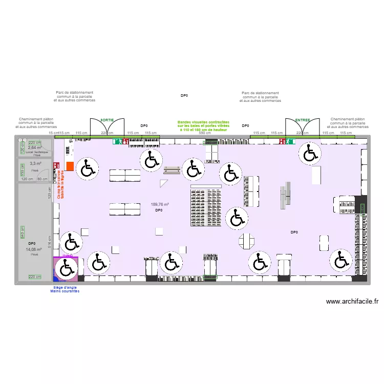 PADD NIORT APRES TRAVAUX esp rotation. Plan de 