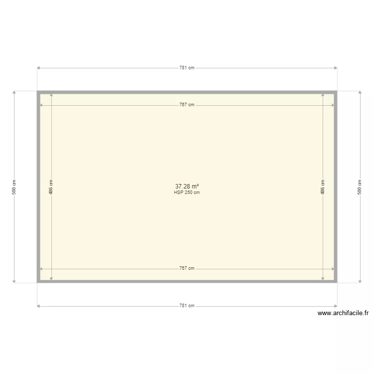 renovation garage. Plan de 
