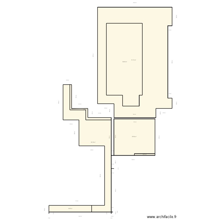 Leroux Canohes. Plan de 7 pièces et 267 m2