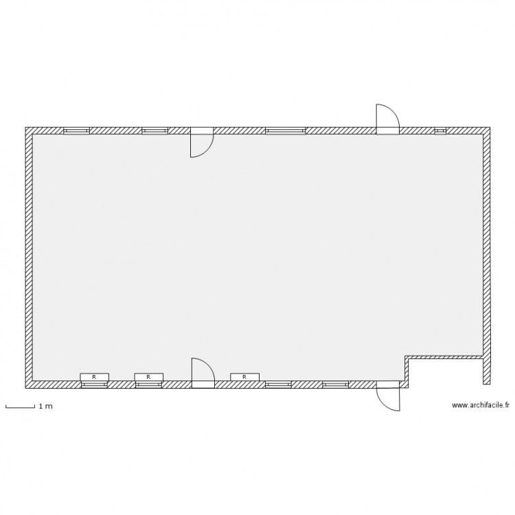 fermette vide 2. Plan de 0 pièce et 0 m2