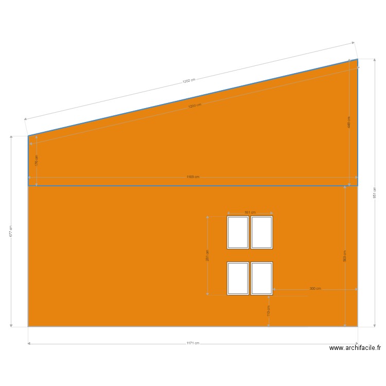 Toit apres travaux. Plan de 0 pièce et 0 m2