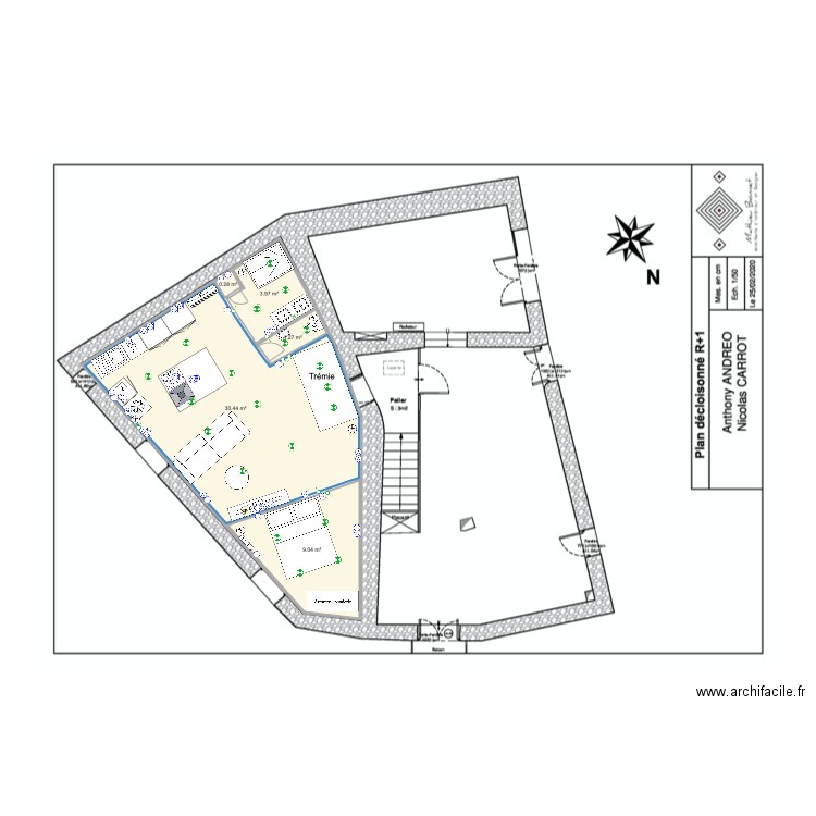 ANDREO R1. Plan de 0 pièce et 0 m2