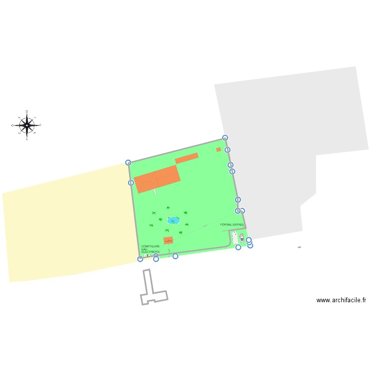 PLAN DE MASSE 2. Plan de 0 pièce et 0 m2