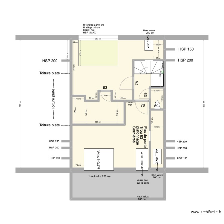 Banning 21 Rez 3 PORTES. Plan de 0 pièce et 0 m2