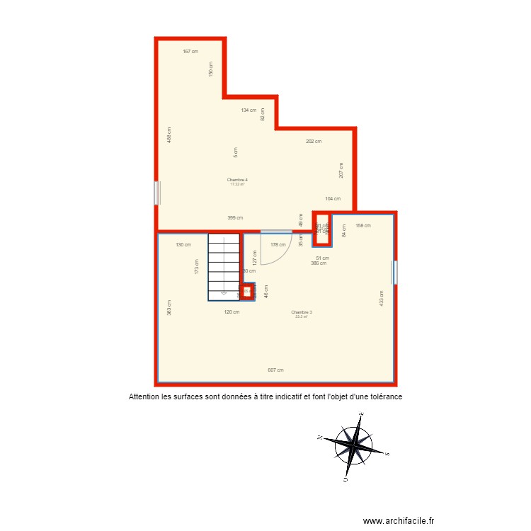 BI 4725 étage côté. Plan de 0 pièce et 0 m2