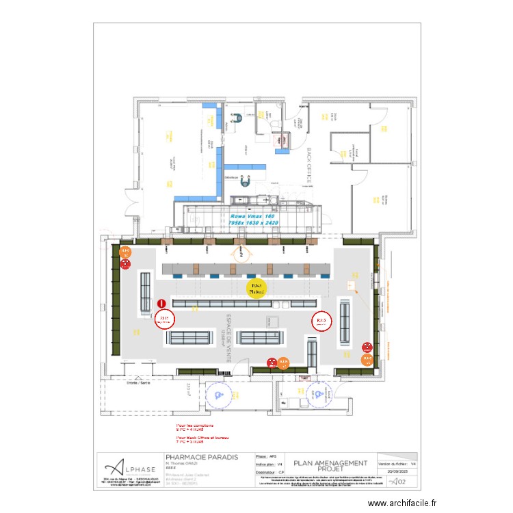 Phie Paradis. Plan de 0 pièce et 0 m2