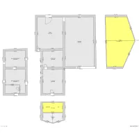 Maison en l'&eacute;tat vue  dessus et cot&eacute;s