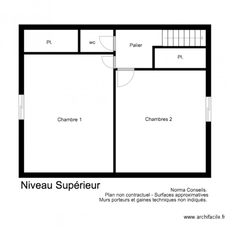 Plan manvieux 2ème Etage. Plan de 0 pièce et 0 m2