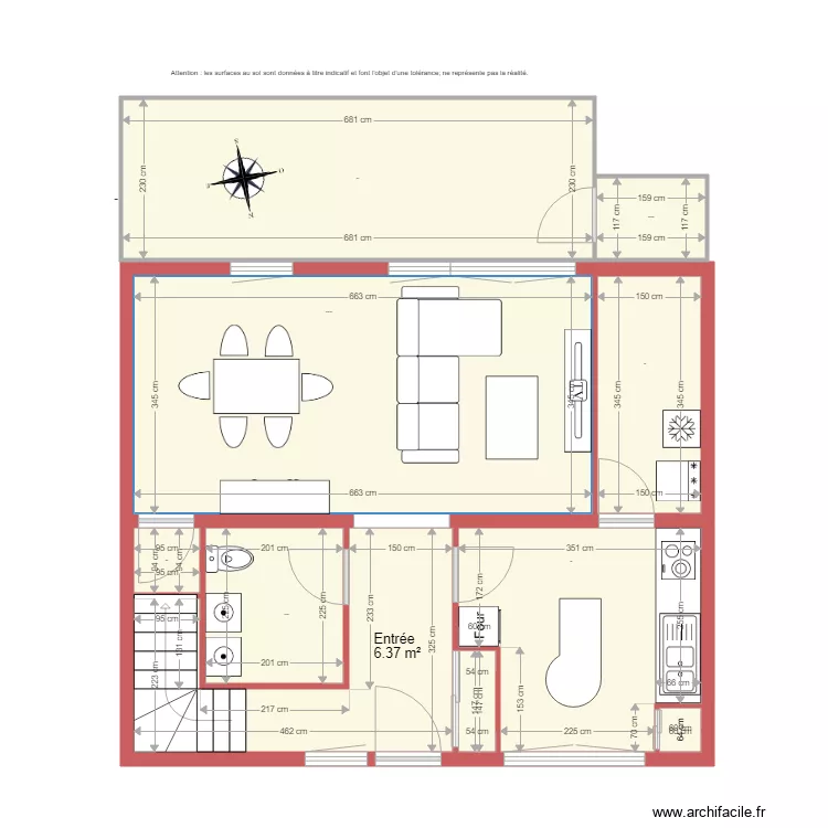 BI 1338 SILVA c&ocirc;t&eacute;. Plan de 