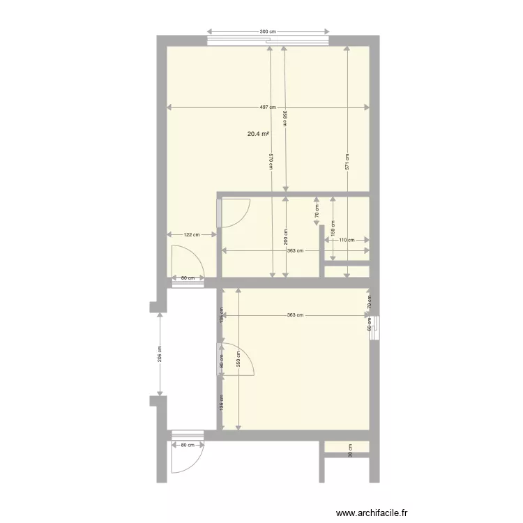 Chambre G arri&egrave;re Etage 1 2 3. Plan de 