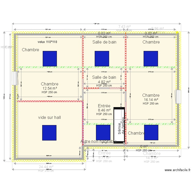 rdc def. Plan de 0 pièce et 0 m2