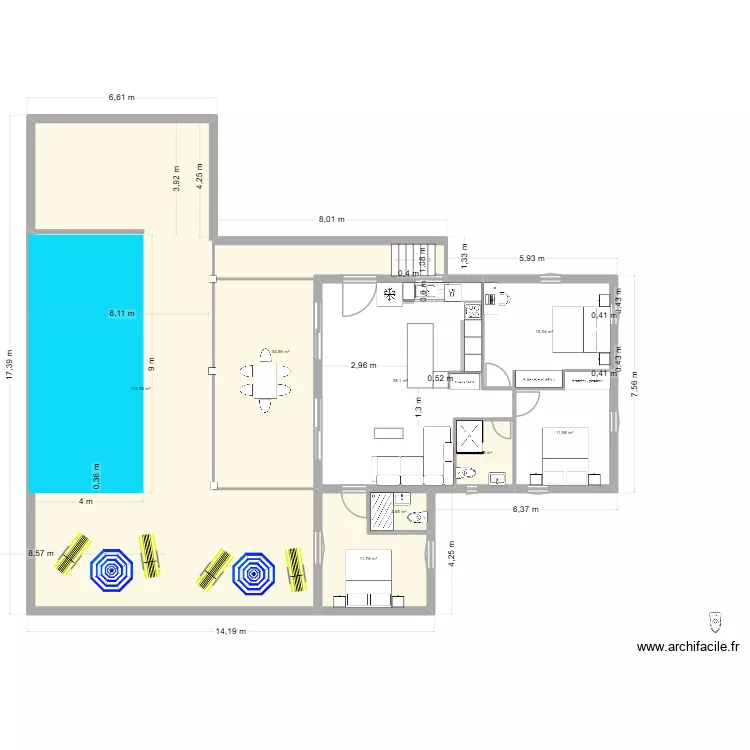 elaionas10 23 janvier 2018. Plan de 12  et 278 m²