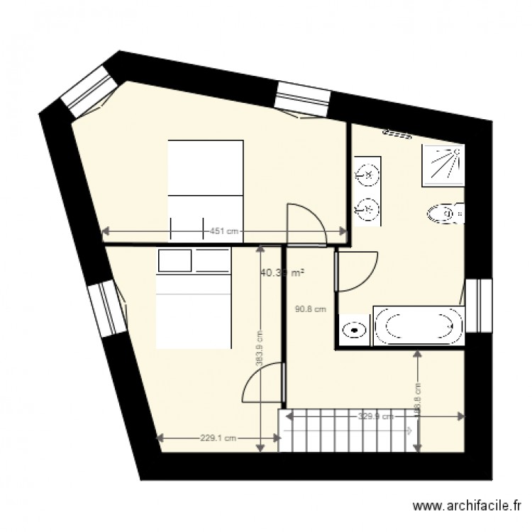 plan PAILLUSSON. Plan de 0 pièce et 0 m2