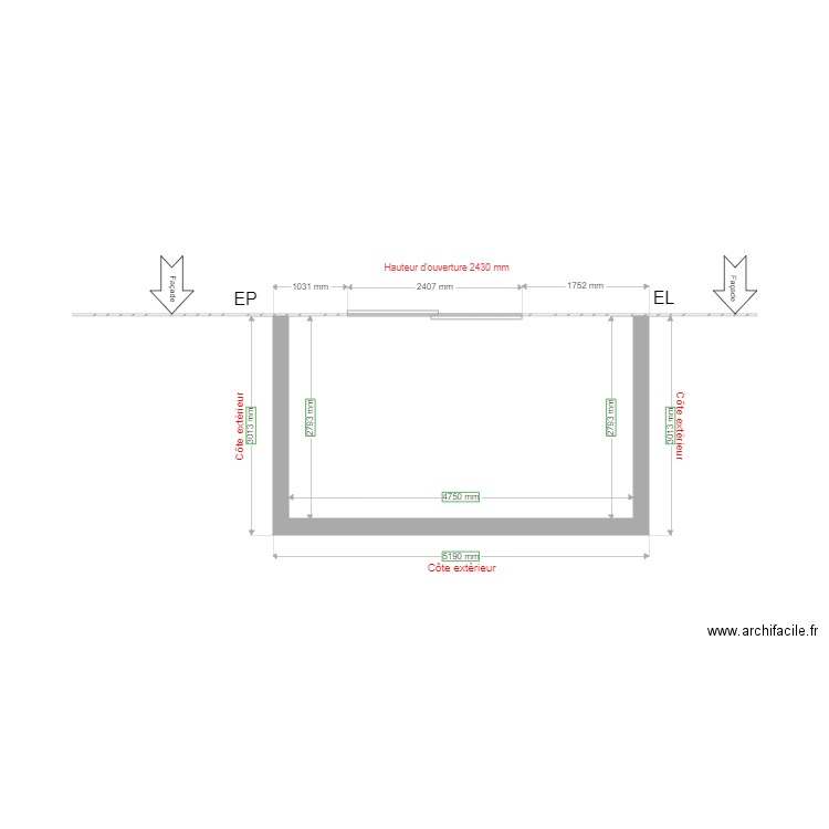 viel dalle. Plan de 0 pièce et 0 m2