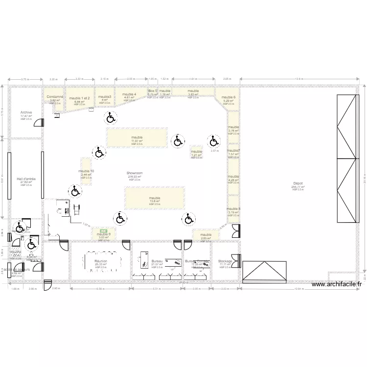 magasin 23. Plan de magasin 23. Plan de