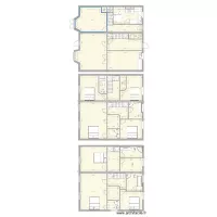 Number 3 and 4 with kitchen extended 